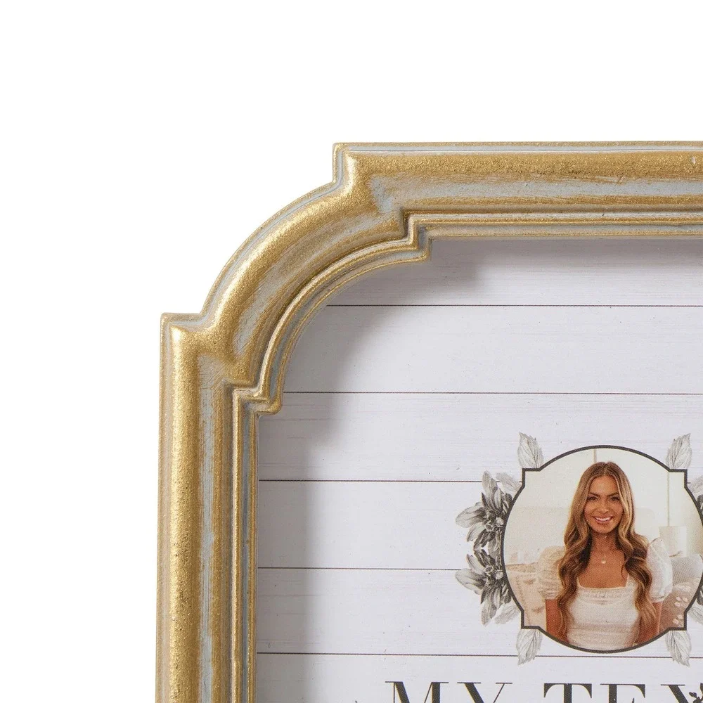 My Texas House 5x7 Gold Tabletop Picture Frame